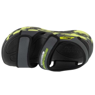 3. Skechers S-Lights: Sola Glow Sandal - Fusion Brights 407032L-CCBK Szare 28