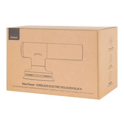 3. Baseus bezprzewodowa elektryczna maszyna polerska 30W 4000mAh czarna (CRDLQ-B01)