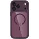 3. Etui Tech-Protect MagPeak MagSafe CC na iPhone 18 Pro / 17 Pro - przezroczysto-burgundowe
