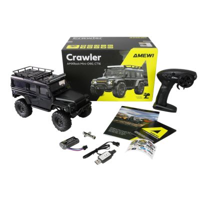 2. Samochód zdalnie sterowany RC Crawler Mini-D90 AMXRock 4WD 1:16 RTR