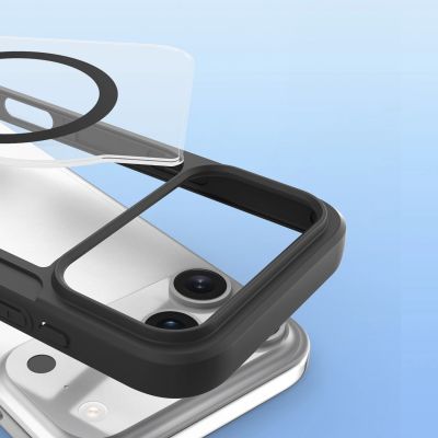 11. Etui Dux Ducis Skin X Pro na iPhone 17 Pro z portfelem, kompatybilne z MagSafe - czarne