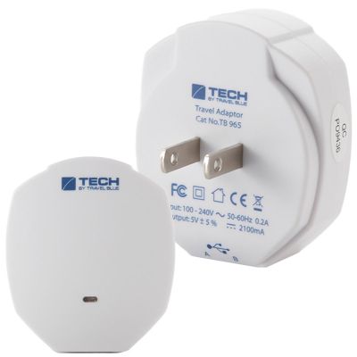TRAVEL BLUE ŁADOWARKA SIECIOWA 2 USB - USA