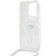 6. Etui Karl Lagerfeld Crossbody IML Karl Head MagSafe na iPhone 15 Pro Max - przezroczyste