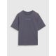 5. T-shirt oversize z nadrukiem chłopięcy 4F 4FJWSS25TTSHM1879-22S