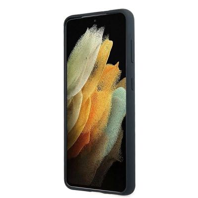 5. Etui BMW Silicone Signature na Samsung Galaxy S21 - granatowe