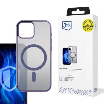 11. Etui 3mk Frosty MagCase Purple na Apple iPhone 12 Pro Max - fioletowe