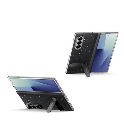 11. Etui Dux Ducis Stex na Samsung Galaxy Z Fold 7z podstawką 360° - czarne