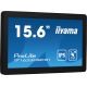 iiyama ProLite TF1633MSC-B1 monitor komputerowy 39,6 cm (15.6") 1920 x 1080 px Full HD Ekran dotykowy Czarny