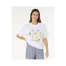 Koszulka damska RIP CURL Poolside Heritage Tee biała