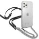 4. Etui Guess 4G Silver Chain na iPhone 12 Pro Max - przezroczyste
