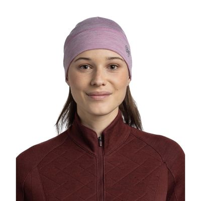 4. Czapka BUFF MERINO LIGHTWEIGHT BEANIE SOLID PANSY