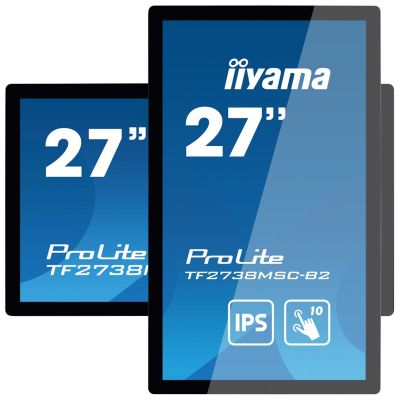 6. iiyama ProLite TF2738MSC-B2 monitor komputerowy 68,6 cm (27") 1920 x 1080 px Full HD LED Ekran dotykowy Przeznaczony dla wielu użytkowników Czarny