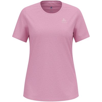 5. Koszulka z krótkim rękawem damska ODLO T-shirt crew neck s/s ESSENTIAL LINENCOOL różowa