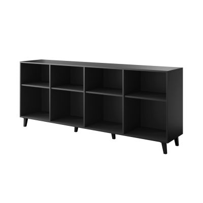 2. Komoda BARI 200x42x82 czarny mat