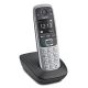 3. Telefon Gigaset E560 z systemem DECT, identyfikacja dzwoniącego, Czarny, Srebrny
