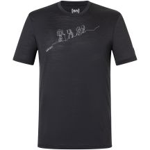 Koszulka z krótkim rękawem męska SUPER.NATURAL M HIKING TEE czarna