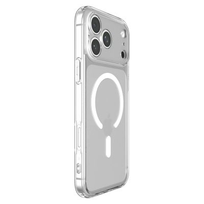 14. Etui Spigen Ultra Hybrid MagSafe na iPhone 18 Pro Max / 17 Pro Max - przezroczysto-białe