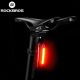 4. Lampka rowerowa tylna Rockbros A54BK + kabel micro USB - USB-A - czarna