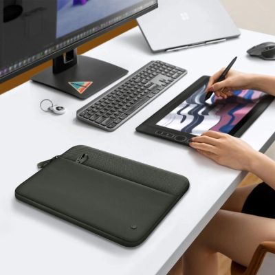 8. Torba Tech-Protect Sleeve na laptopa 13-14 - zielona
