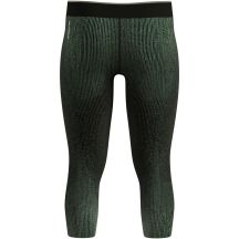 Spodnie Odlo BL BOTTOM 3/4 PERFORMANCE WARM BLACKCOMB zielone