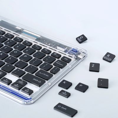 7. Klawiatura Dux Ducis Keyboard (CK Series) bezprzewodowa do laptopa / tabletu / telefonu - przezroczysta