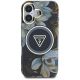 3. Etui Guess Glitter Flowers Triangle Buttons MagSafe do iPhone 16 czarny