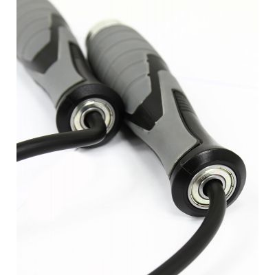 2. Skakanka Speed z obciążnikami 2 x 100g BK 256