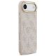 4. Etui Guess 4G PU Classic Logo MagSafe na iPhone 17 Air - różowe