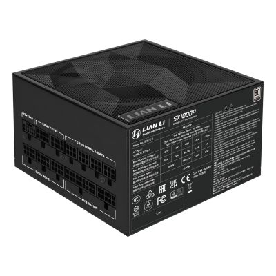 6. Lian Li SX1000P moduł zasilaczy 1000 W 20+4 pin ATX ATX Czarny