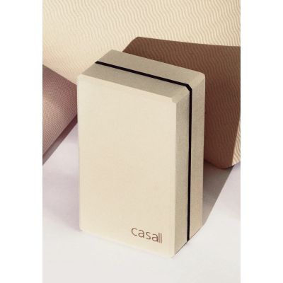 2. Klocek do jogi CASALL Yoga block bamboo brązowy