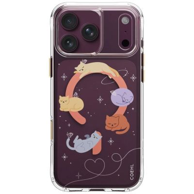 Etui UNIQ Coehl Elysie Magnetic Charging  na iPhone 18 Pro Max / 17 Pro Max - wielokolorowe