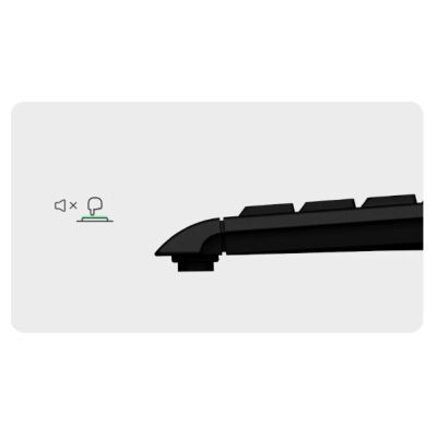 4. KeySonic KSK-5011ELC (DE) klawiatura Dom USB QWERTZ Niemiecki Czarny