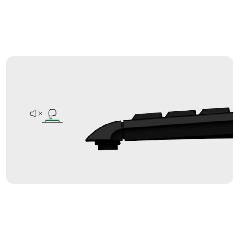 4. KeySonic KSK-5011ELC (DE) klawiatura Dom USB QWERTZ Niemiecki Czarny
