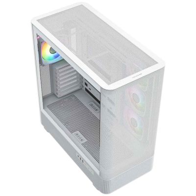 9. MODECOM OBUDOWA VOLCANO AQ 300 ARGB MIDI BIAŁA
