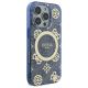 4. Guess GUHMP16XH4PYEEB iPhone 16 Pro Max   6.9" niebieski/blue hardcase IML Peony On 4G Background MagSafe