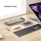 17. UNITEK PODSTAWKA POD LAPTOP REGULOWANA + HUB USB-C/A, HDMI 2.0, PD 100W