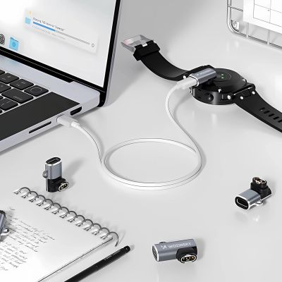 8. Adapter Wozinsky WAYGS1 przejściówka USB-C do smartwatch Garmin - szary
