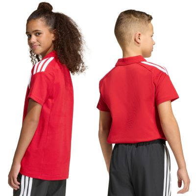 3. Koszulka dla dzieci adidas Tiro 26 League Polo czerwona KF3408