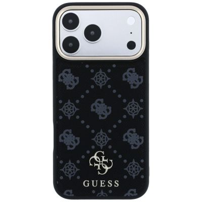 3. Etui Guess Peony 4G Small Logo MagSafe na iPhone 17 Pro / 18 Pro - czarne