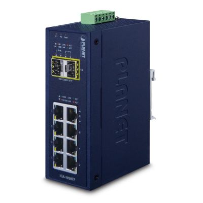 2. Planet IGS-1020TF łącza sieciowe Nie zarządzany Gigabit Ethernet (10/100/1000) Czarny