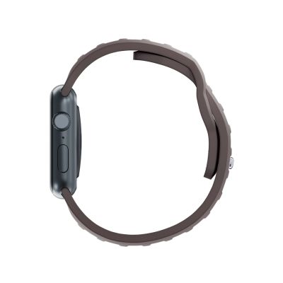 2. Pasek 3mk Silicone Watch Strap na Apple Watch 38/40/41 mm - ciemnoszary