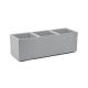 FLOWERPOT PLASTIC KARO 90X30X30CM GREY