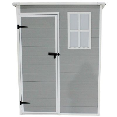2. DOMEK OGRODOWY NARZĘDZIOWY PVC 152x91x192,5CM
