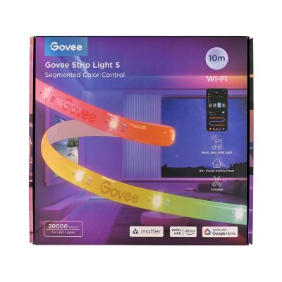 7. Govee H612C 10m | Taśma LED | Wi-Fi, Bluetooth, RGBIC
