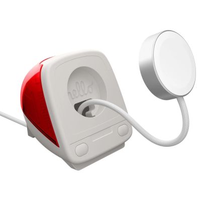 9. Podstawka Spigen Spigen Classic C1 do Apple Watch - czerwona