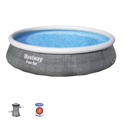 Bestway 57376 Basen rozporowy Fast Set 396x84