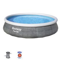 Bestway 57376 Basen rozporowy Fast Set 396x84