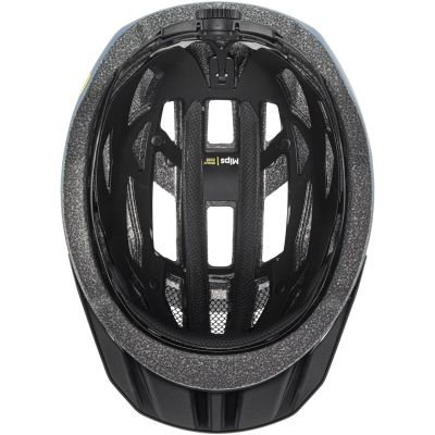 5. Kask rowerowy UVEX I-vo 2 MIPS 56-60cm, stone blue/black matt
