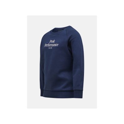2. Bluza juniorska Peak Performance Jr Original Crew kolor granatowy