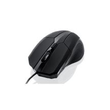 Mysz IBOX i005 LASEROWA PRZEWODOWA, USB IMLAF005 (laserowa; 1600 DPI; kolor czarny)